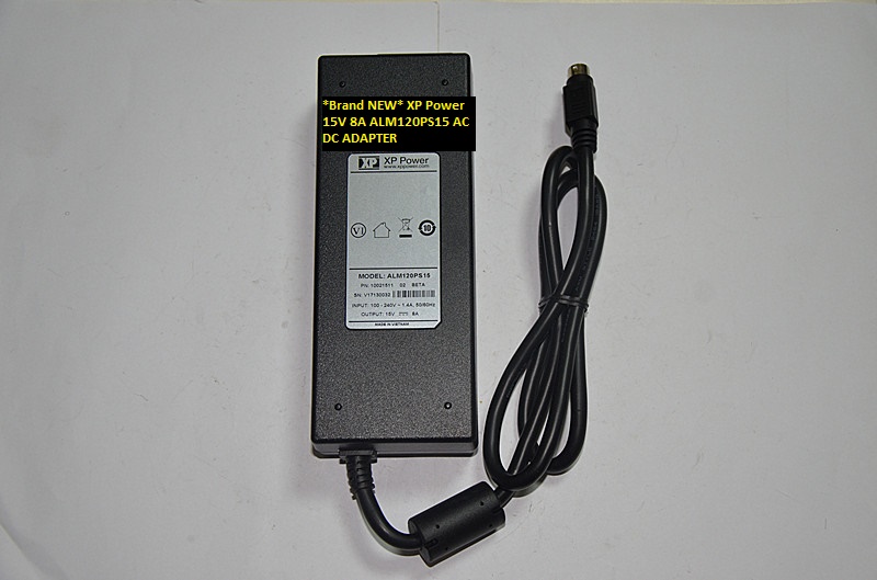 *Brand NEW* XP Power 15V 8A AC100-240V ALM120PS15 4 pin AC DC ADAPTER *Brand NEW* XP Power 15V 8A AC100-240V ALM120PS15 4 pin AC DC ADAPTER